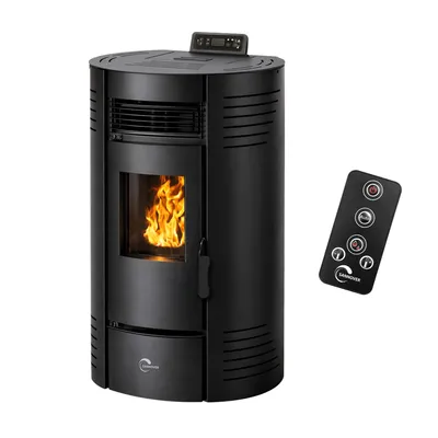 Zdjęcie produktu dla Pelletofen Azora 15,1 kW, czarny, Sannover