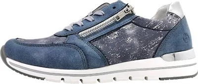 Immagine prodotto di Scarpe da trekking da donna Remonte, modello stringato, sportive, colore blu, adatte al tempo libero