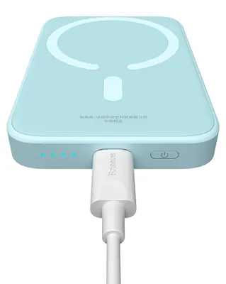 Produktbild von Baseus Magnetic Mini Air P10059002313-00 Lithium-Polymer-Powerbank 6000 mAh Blau