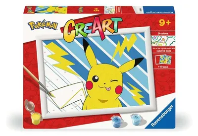 Produktbild von Ravensburger Malen nach Zahlen Pokemon Pikachu kreatives Spielzeug