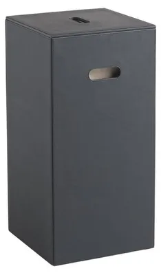Produktbild von Gedy LUXURY Wäschekorb 30x61,8x30cm, Schwarz