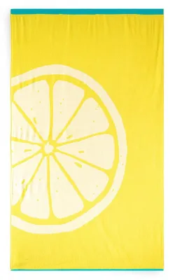 Obrázek produktu pro Plážová osuška 100x160 Citron 8891/1 yellow lemon bavlněné froté Zwoltex 22