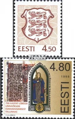 Produktbild von Briefmarken Estland 1998 Mi 323,326 (kompl.Ausg.) postfrisch Staatswappen