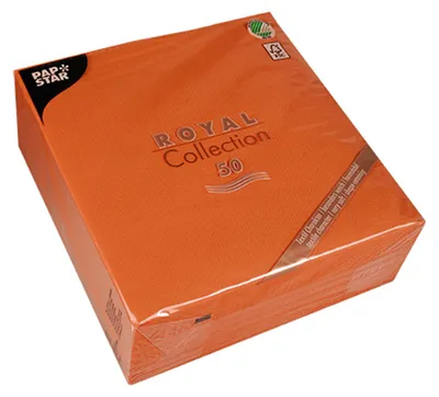 Zdjęcie produktu dla Papstar Servietten Uni nektarine 40 x 40cm 50 Stück 84813