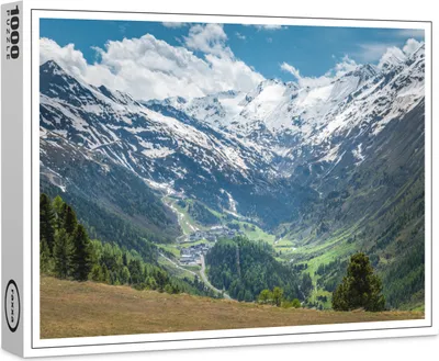 Produktbild von raxxa Premium-Puzzle "Blick vom Timmesjoch", 1000 Teile