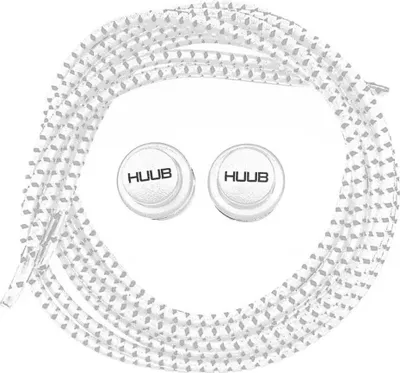 Obrázek produktu pro Huub tkaničky bílé Bílé, jedna velikost
