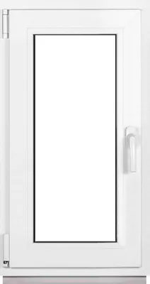 Imagen del producto de Ventanas de plástico Framex blanca Ancho x alto 45 x 100 cm (450 x 1000 mm) doble (32 mm) oscilobatiente DIN izquierda - Premium - todos los tamaños