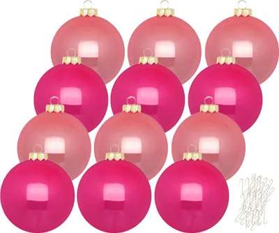 Produktbild von Weihnachtskugeln Candy Shop 12 Stk 8cm + Haken