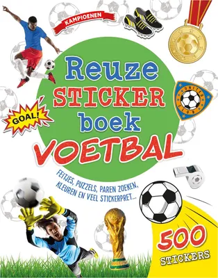 Zdjęcie produktu dla Riesiges Stickerbuch „Fußball“ des Rebo-Verlags