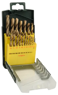 Produktbild von 19-teiliges HSS-TiN-Metallbohrer-Set