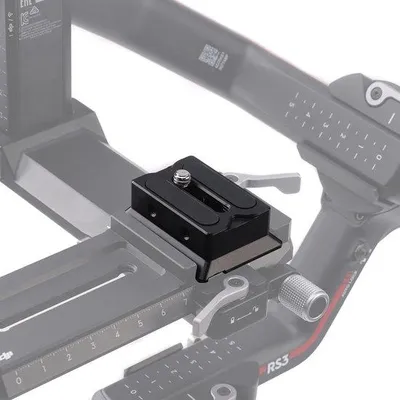 Produktbild von Schnellverschlusssockel für Gimbal-Stabilisatoren - Aluminium - Kompatibel mit Arca-Swiss Standards