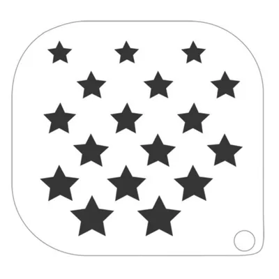 Image de Pochoir pour maquillage étoiles