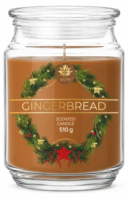 Immagine prodotto di ARÔME Candela 510 g, in vetro, Gingerbread