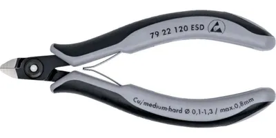 Image de Knipex Pince coupante diagonale de précision pour électronique -7922120ESD