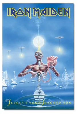 Immagine prodotto di Erik Editores Iron Maiden Seventh Son Of A Seventh Son Plakat Taglia Unica