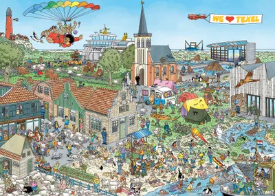 Produktbild von Jan van Haasteren - Reif für die Insel (1000 Teile), 1000 Stück(e), Landschaft, 15 Jahr(e)