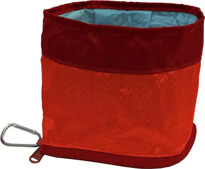 Image de Kurgo Zippy Bowl écuelle de voyage, couleur:rouge