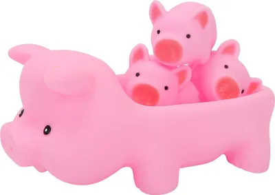 Produktbild von Langlebig schreiendes Schweinspielzeug, Badespielzeug Stress Relief Baby schön für Kinder Schwimmen Wasser Strand spielen Aktivitäten