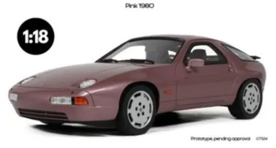 Produktbild von GT Spirit 1:18 PORSCHE 928 S (1980) - Cassis Red Metallic
