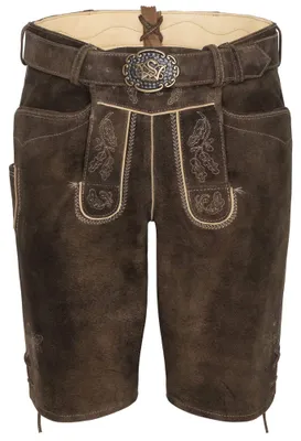 Produktbild von Spieth & Wensky - Herren Trachten Lederhose mit Gürtel, Veit (261302-0648), Größe:60, Farbe:nutria/ST 134 D Sand (4586)