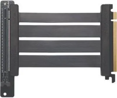 Produktbild von PCI-E 4.0 x16 Riser Flachband-Kabel 90 Grad 15cm