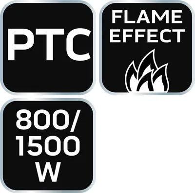 Produktbild von NEO TOOLS Elektrokamin mit Heizlüfter 800 W/1500 W  Elektro Kamin