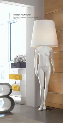 Image de Salon Lampes sur pied Lampes sur pied XXL Design Lampe Figure Sculpture Nouveau