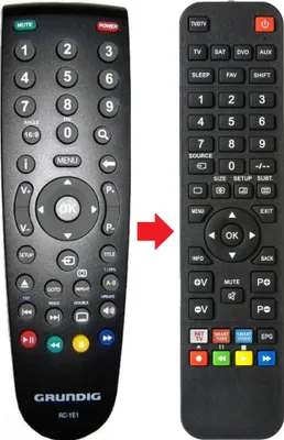 Produktbild von Fernbedienung passend für GRUNDIG RCYE1 | YE1187R