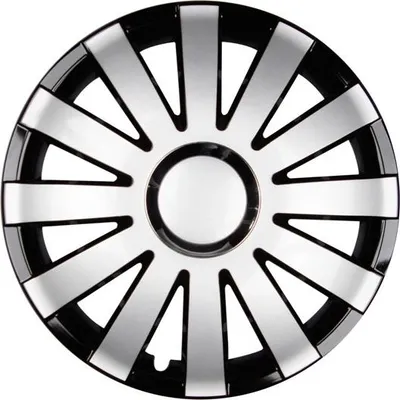Immagine prodotto di 4x Set di copricerchi PREMIUM DESIGN verniciati da 14 pollici nero/argento