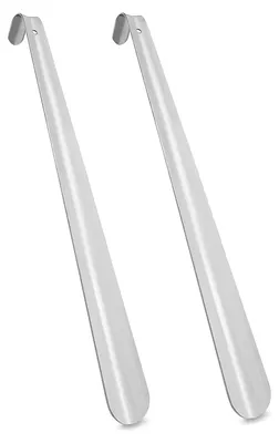 Productafbeelding van Schoenlepel schoenhoorn - Roestvrij staal - 30 cm - Set van 2 stuks