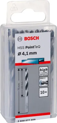 Zdjęcie produktu dla Wiertło kręte do metalu HSS PointTeQ 10 szt