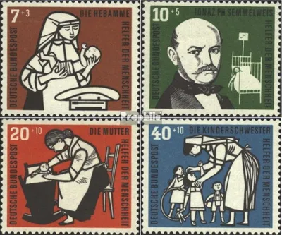 Produktbild von Briefmarken BRD (BR.Deutschland) 1956 Mi 243-246 (kompl.Ausg.) gestempelt Kinderpflege