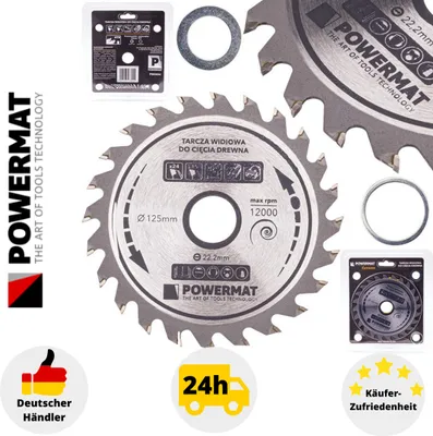 Produktbild von Powermat Sägeblatt 125x22.2 24z TDD-125x22.2x24Z