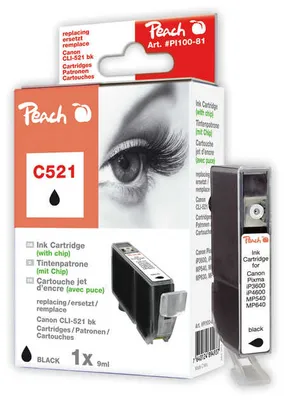 Obrázek produktu pro Peach 313547, Černá, Inkoust na pigmentové bázi, 1 kusů