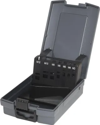 Produktbild von PTG Rose-Kunststoffkassette leer grau 7-tlg. für MGB M3 - M12