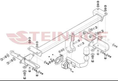 Produktbild von STEINHOF F-158 Anhängerkupplung 1600kg Max für FIAT TIPO Kombi (356)