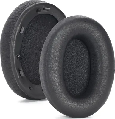 Obrázok produktu pre INF Čierne náhradné náušníky z jahňacej kože kompatibilné so Sony WH-1000XM3 - 2 ks