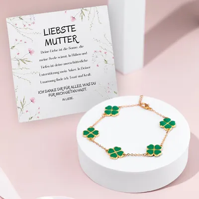 Produktbild von Liebste Mutter - Glücksbringer-Armband für Damen - MARGO_CHARMBRACELET