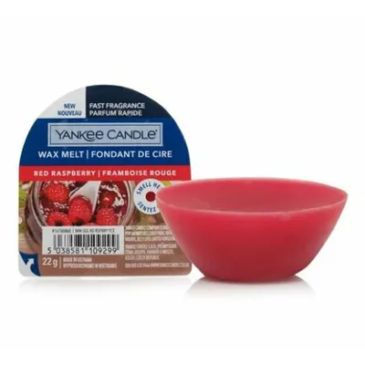 Zdjęcie produktu dla Yankee Candle Red Raspberry, Okrągły, Czerwony, Piżmo, Cukier, 70 mm, 30 mm, 70 mm