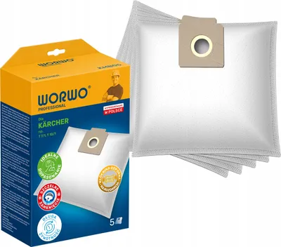 Zdjęcie produktu dla 3x worki do odkurzaczy pasujące do Karcher T7/1 T8/1 T10/1