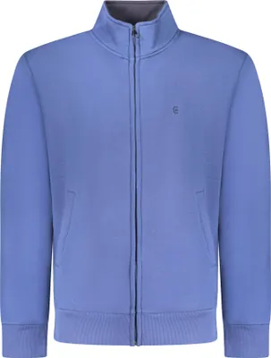Produktbild von Herren-Sweatshirt Blau: Gefüttert Mit Reißverschluss & Taschen