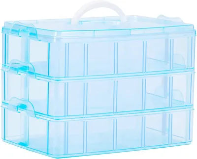 Produktbild von Storage Organizer,Hot Wheels Case,Sewing Box,3-Tier Plastic Organizer Box with Dividers, Storage Containers for Organizing Art Supplies, Fuse Beads,Washi Tape, Jewelry,Tool,Kids Toy$3-Tier Pink Craft Storage Container Box, Stackable Organizer Box with Dividers for Art Supplies, Sicherungsperlen, Washi Tapes, Perlen, Haarschmuck, Nägel$3-Tier Clear Stackable Storage Container, Kunststoff-Organizer-Box mit 30 Fächern (einstellbare Trennwände), für die Organisation von Kunst und Handwerk, Washi Tapes, Perlen,