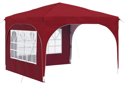 Obrázok produktu pre Prístrešok na párty 290 x 290 x 245 cm Vínovo červená