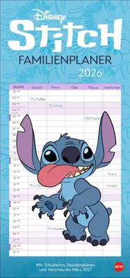 Produktbild von Stitch Familienplaner 2026