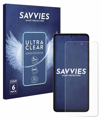 Produktbild von 6x Für HMD Pulse Schutzfolie Savvies Displayschutz Display Schutz Folie Klar Transparent