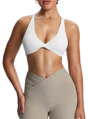 Produktbild von Aoxjox Damen Workout Sport BHS Fitness Rückenfrei Gepolstert Satara Low Impact B