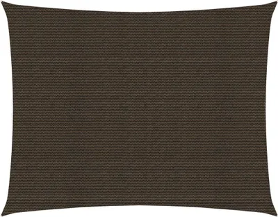 Image de Voile d'ombrage 160 g/m² Marron 3x4 m HDPE
