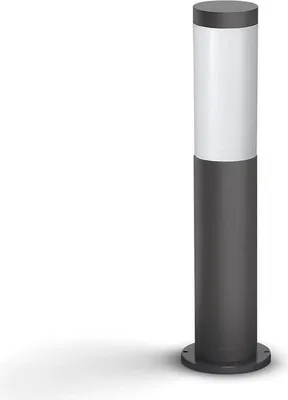 Obrázek produktu pro Philips Stojanové svítidlo Utrecht, 20 W E27, bez žárovky, Antracit, Nerezová ocel, Terasa, Zahrada, I, Současné, Zahrada, Terasa