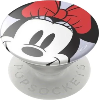 Produktbild von PopSockets PopGrip - Ausziehbarer Sockel und Griff für Smartphones und Tablets mit einem Austauschbarem Top - Peekaboo Minnie