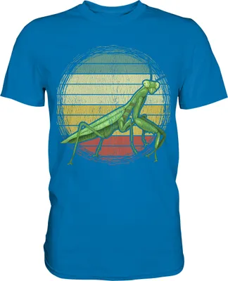 Produktbild von Gottesanbeterin Insekten T-Shirt – Royal Blue / L